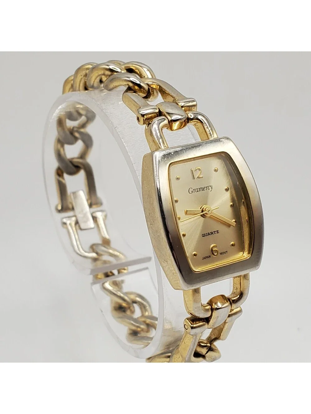 Gramercy Quartz Watch Women 20mm Two-Tone New Battery